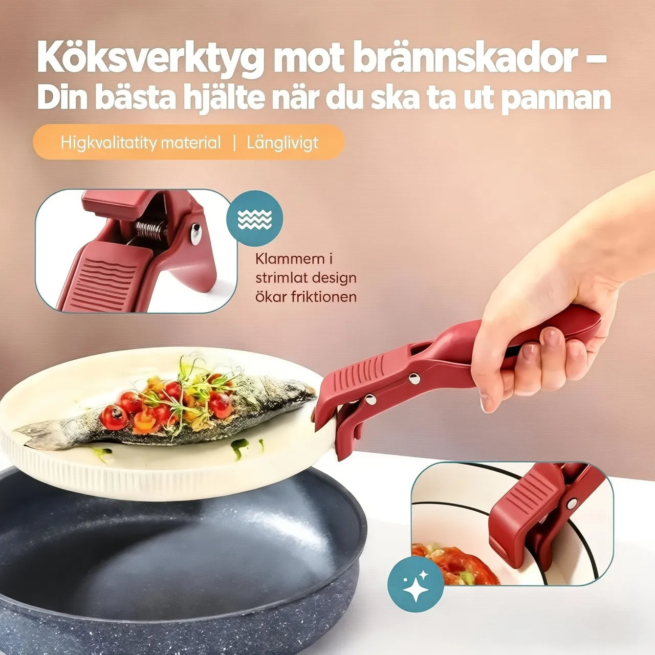 Nordhalsa™ Anti-bränning Skålhållare för Köket