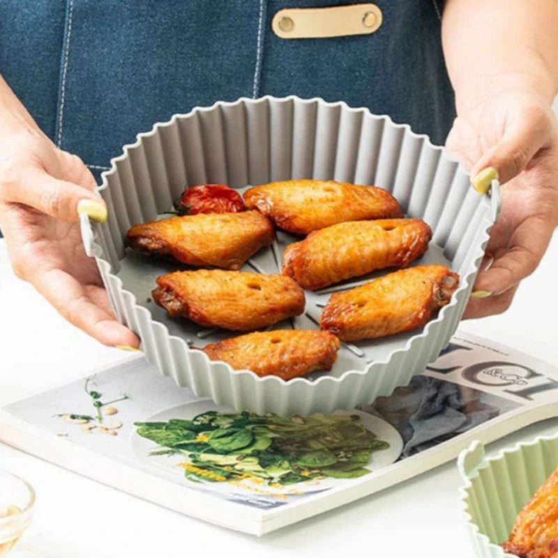 Nordhalsa™  Återanvändbar Silikonkorg för Airfryer
