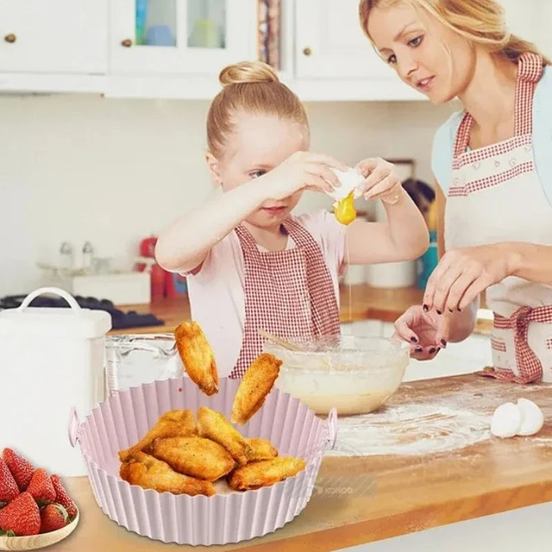 Nordhalsa™  Återanvändbar Silikonkorg för Airfryer