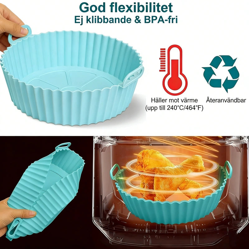 Nordhalsa™  Återanvändbar Silikonkorg för Airfryer