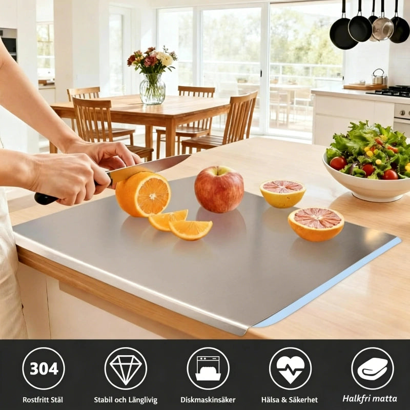 Nordhalsa™ Skärbräda i Rostfritt Stål