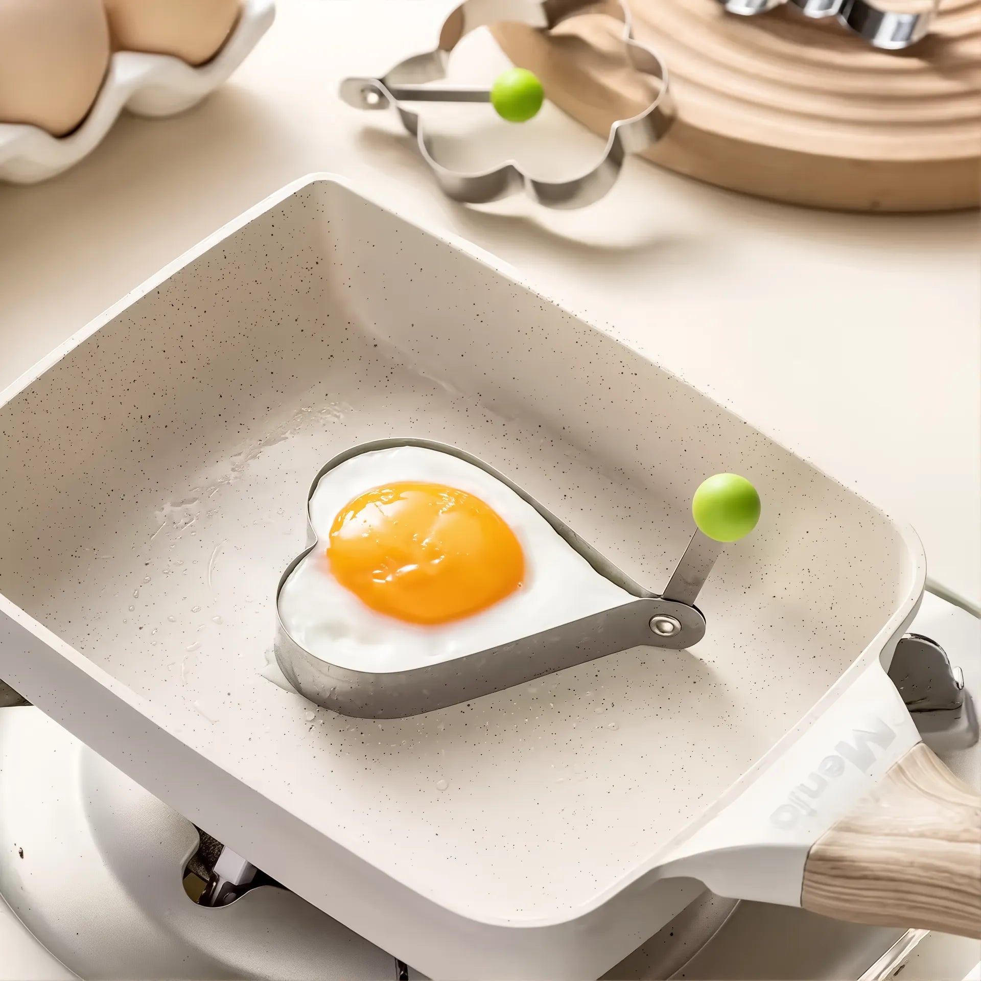 Nordhalsa™ 5-delars äggringsset i rostfritt stål