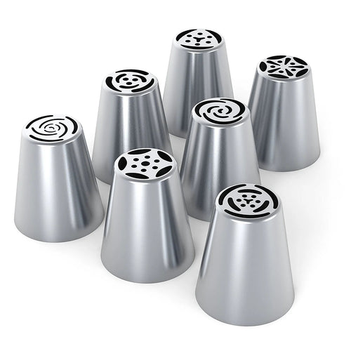 Nordhalsa™ 7-delat rostfritt spritsmunstycke set